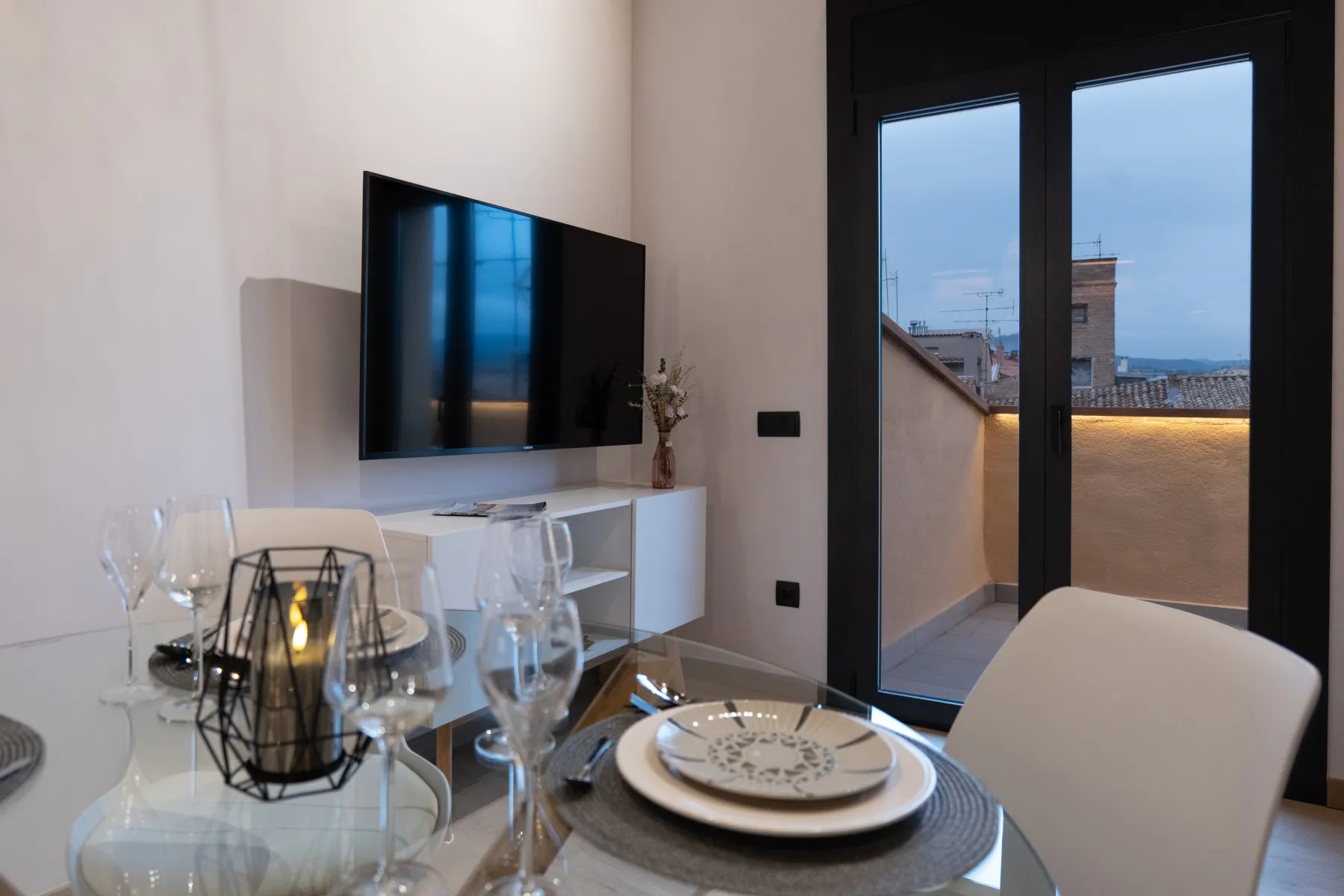 Menjador i sala d'estar de l'apartament Niu del Sol